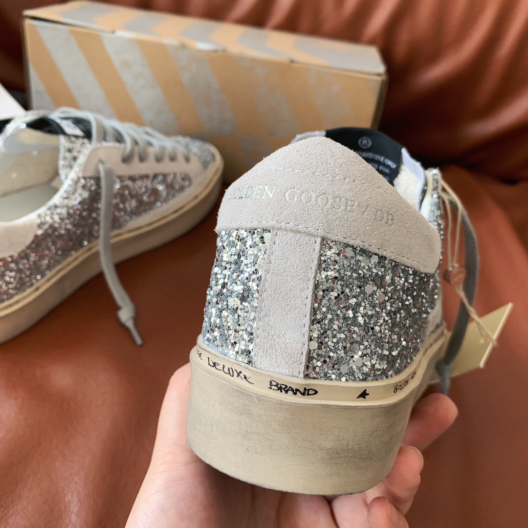 Golden Goose Vintage Distressed Sneakers #053