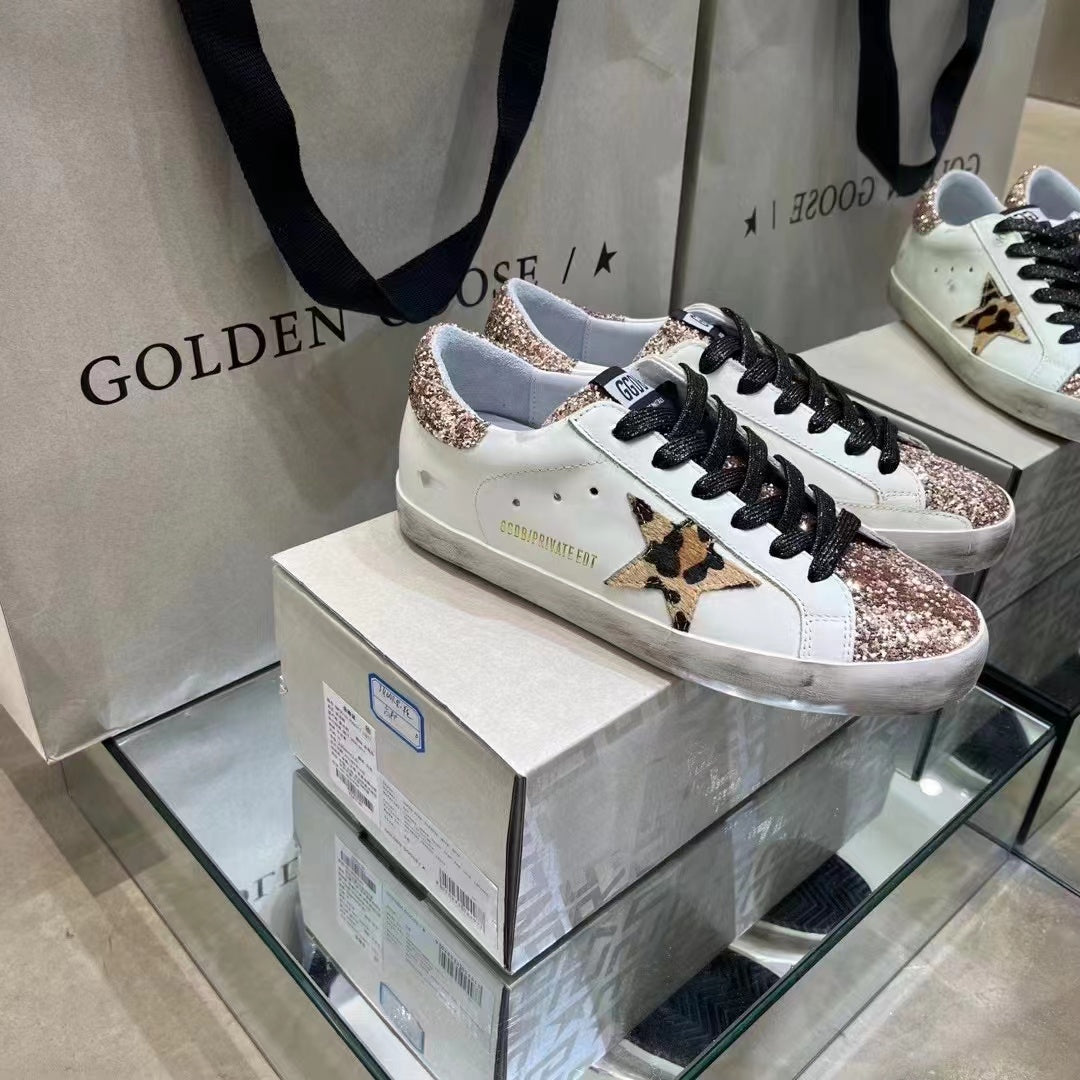 Golden Goose Vintage Distressed Sneakers #320