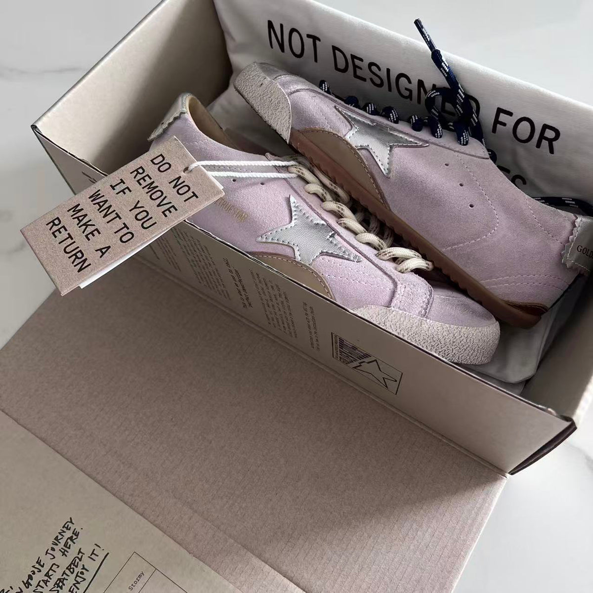 Golden Goose Vintage Distressed Sneakers #122