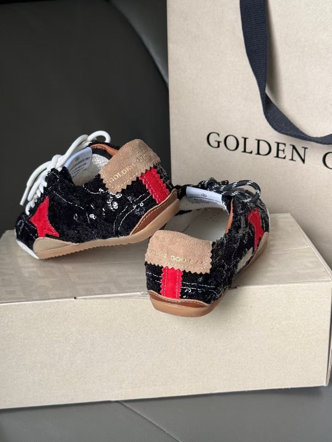Golden Goose Vintage Distressed Sneakers #069