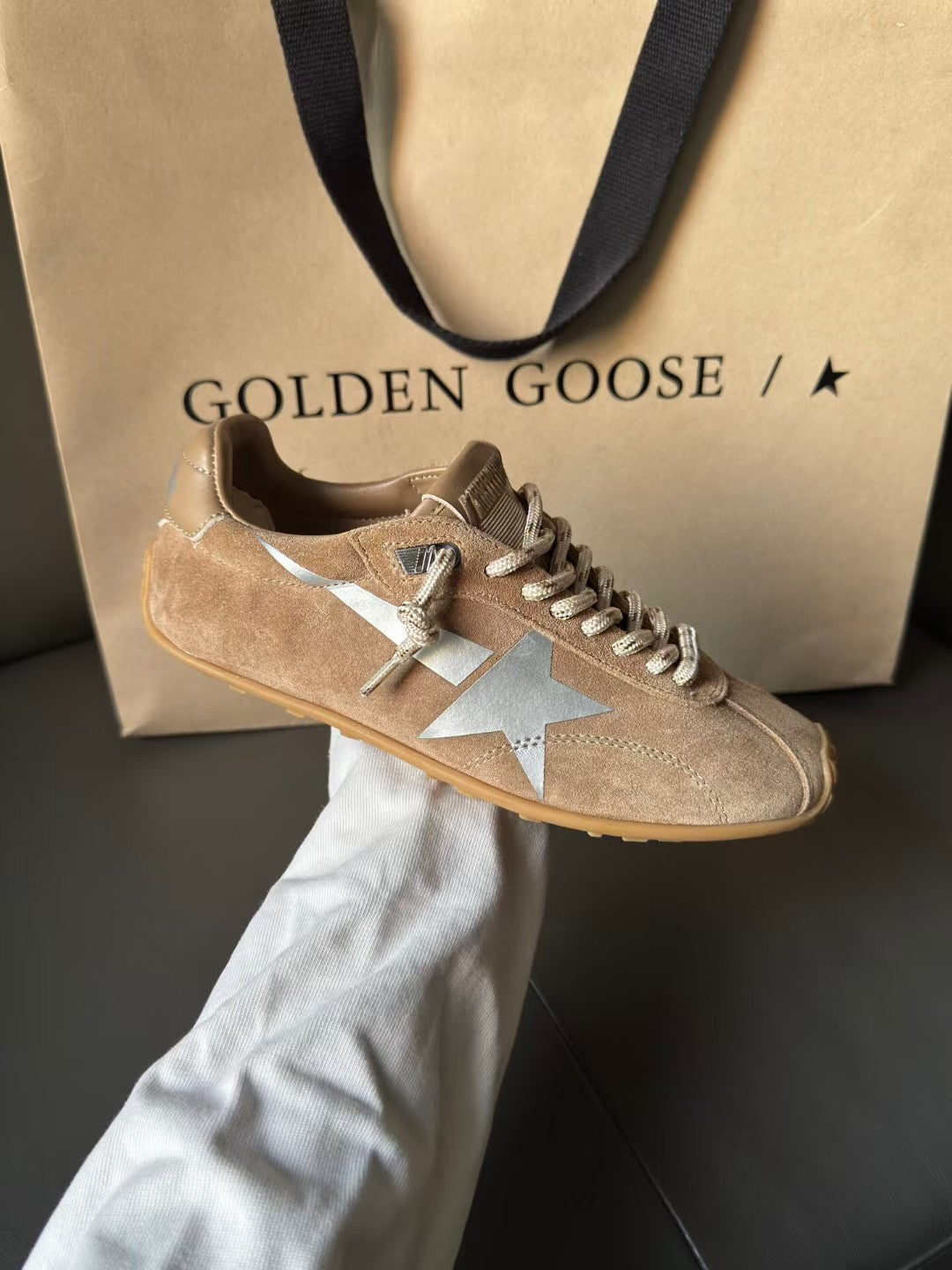 Golden Goose Vintage Distressed Sneakers #067