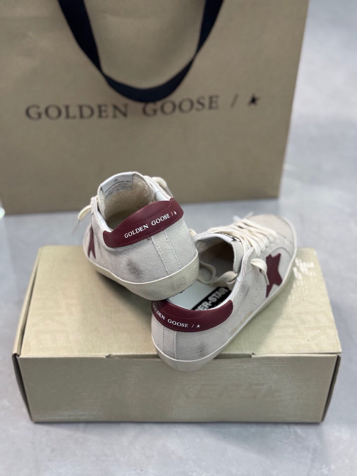 Golden Goose Vintage Distressed Sneakers #102