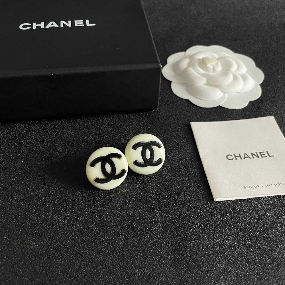 Chanel Vintage Double C Earrings