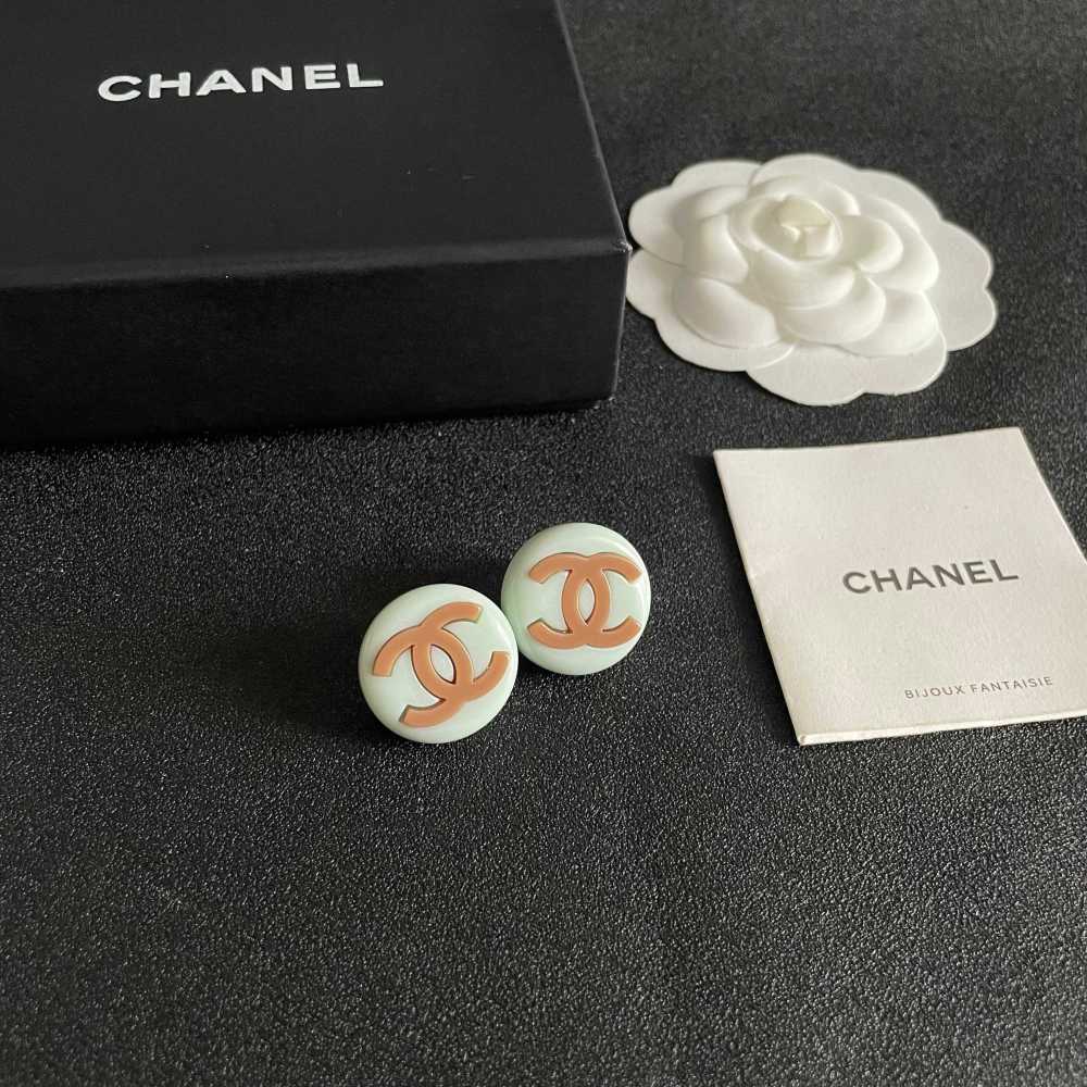 Chanel Vintage Double C Earrings