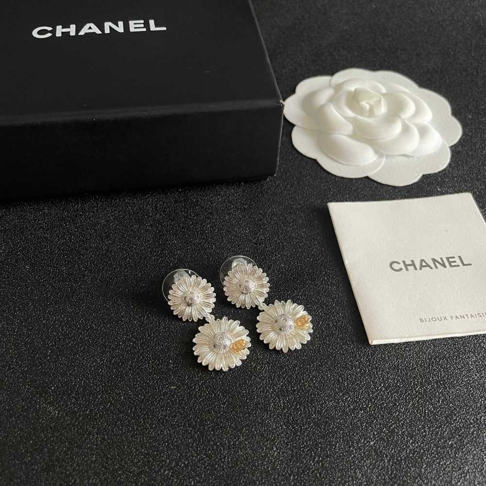 Chanel Vintage Double C Earrings