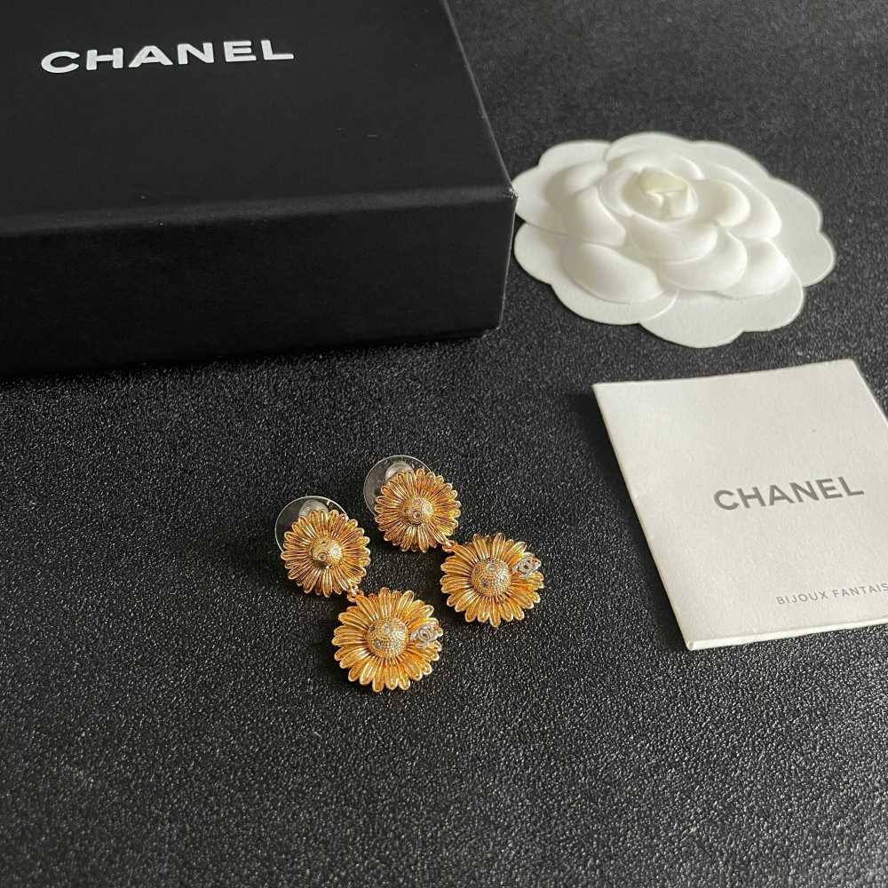 Chanel Vintage Double C Earrings