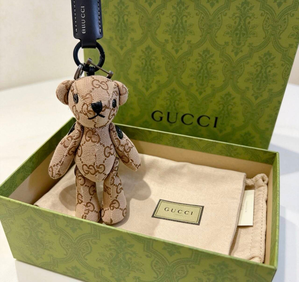 Gucci Little Bear Keychain & Bag Charm | Double G