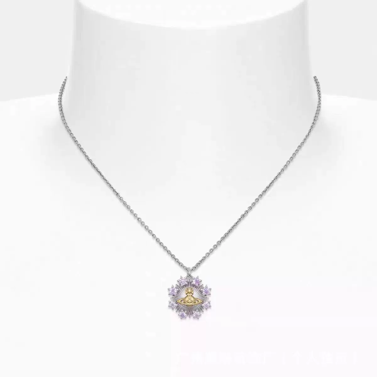 Snowflake Rhinestone Necklace