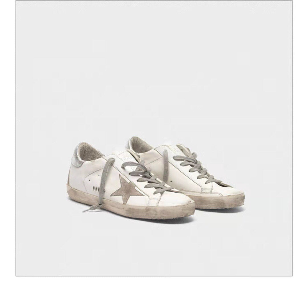 Golden Goose Vintage Distressed Sneakers #327