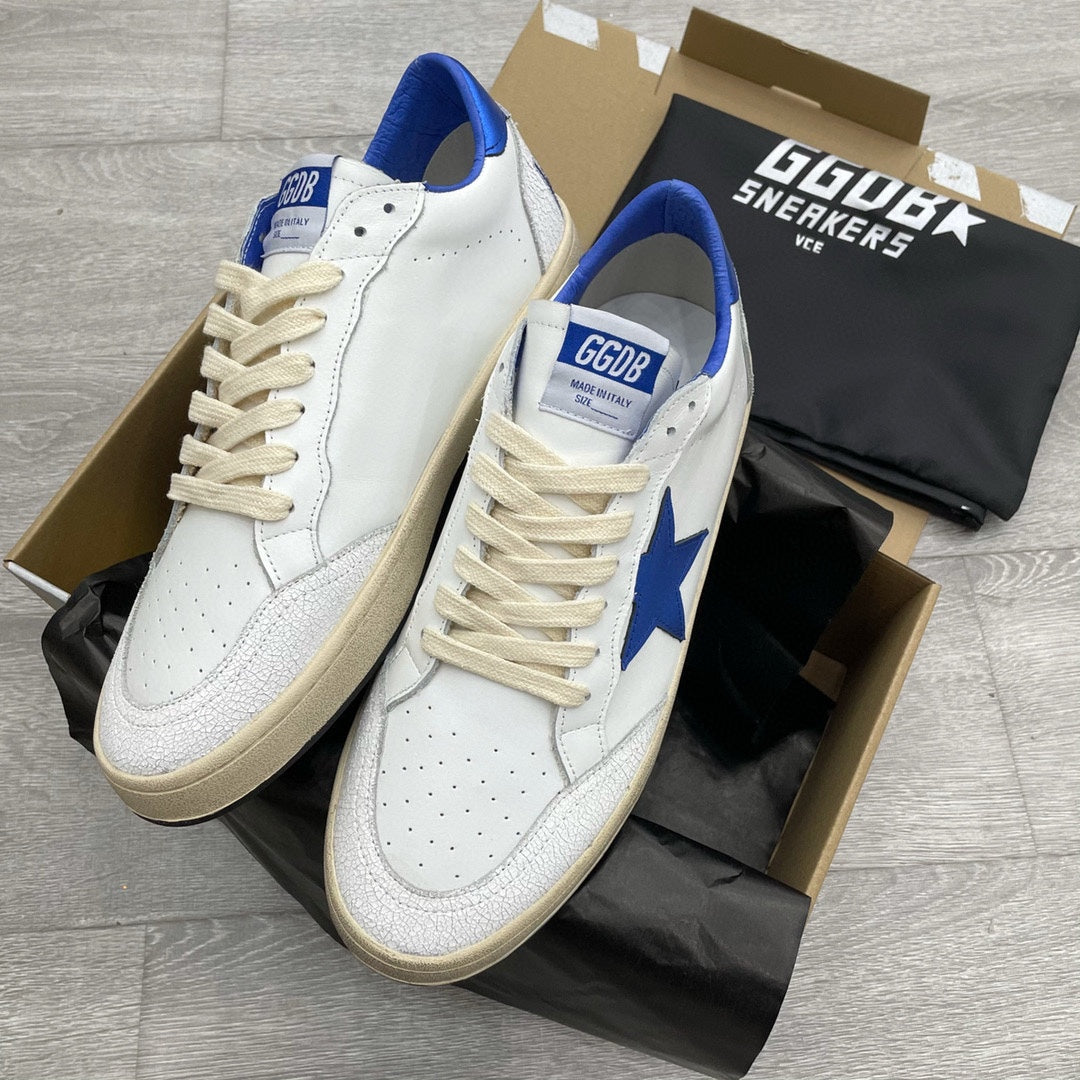 Golden Goose Vintage Distressed Sneakers #245