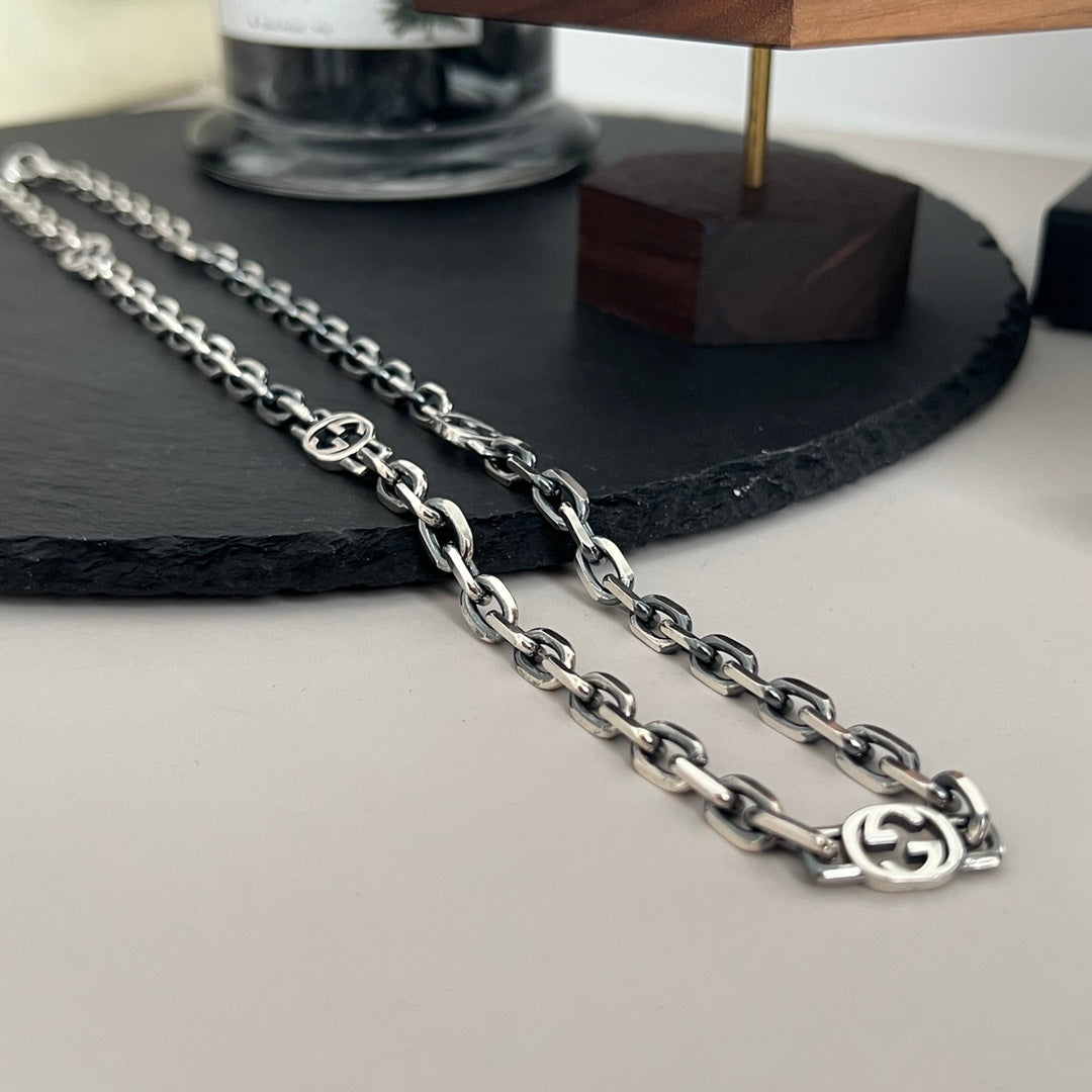 Gucci 925 Silver Vintage Necklace
