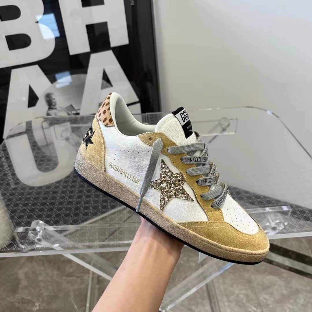 Golden Goose Vintage Distressed Sneakers #040