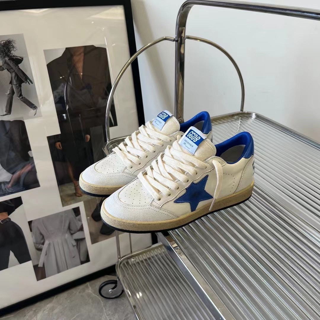 Golden Goose Vintage Distressed Sneakers #255