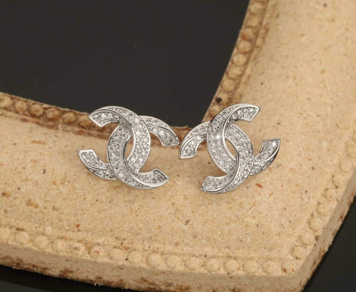 Chanel Double C Earrings
