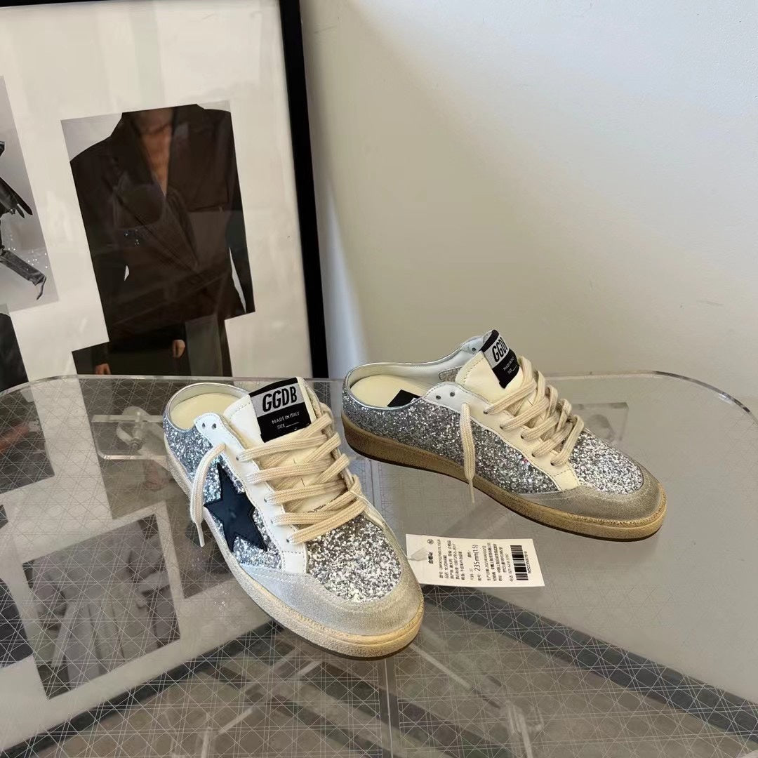 Golden Goose Vintage Distressed Sneakers #151
