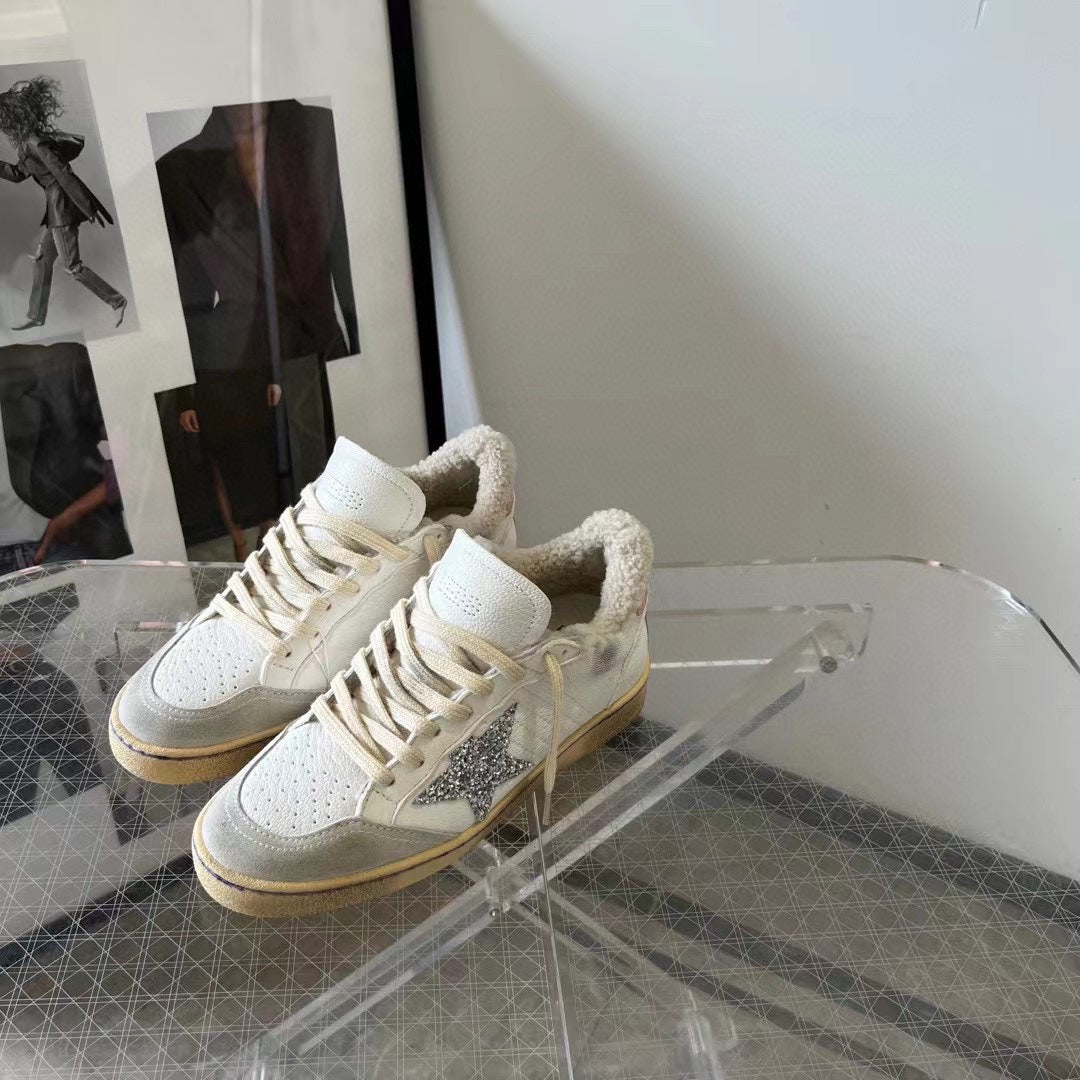 Golden Goose Vintage Distressed Sneakers #002