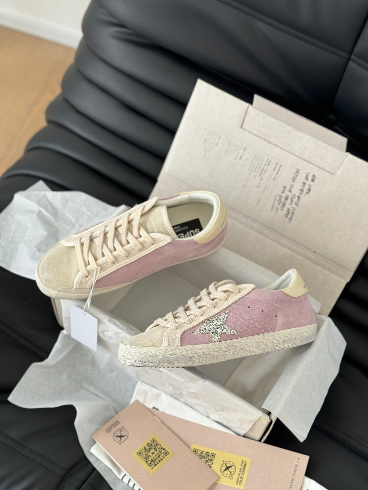 Golden Goose Vintage Distressed Sneakers #278