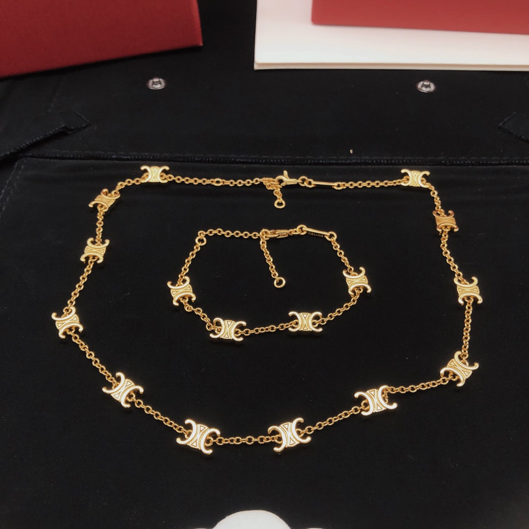CELINE Brass Necklace