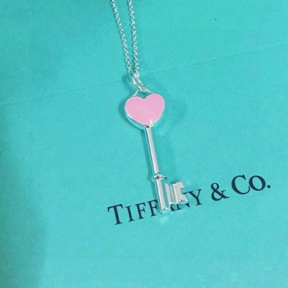 Tiffany & Co. 925 Silver Enamel Necklace