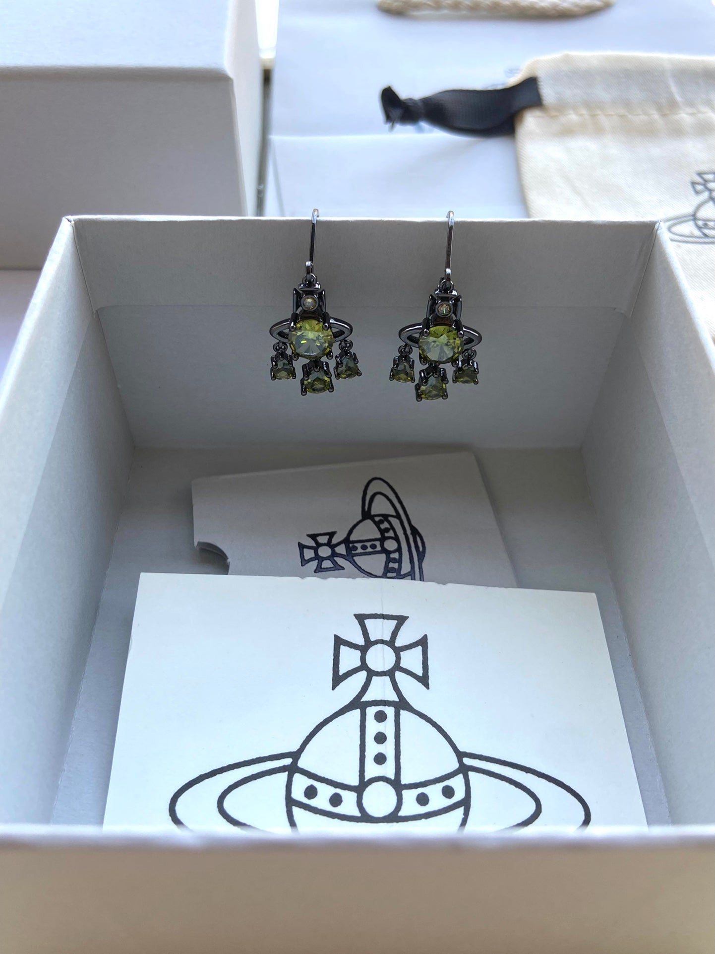 Rhinestone Dangle Earrings