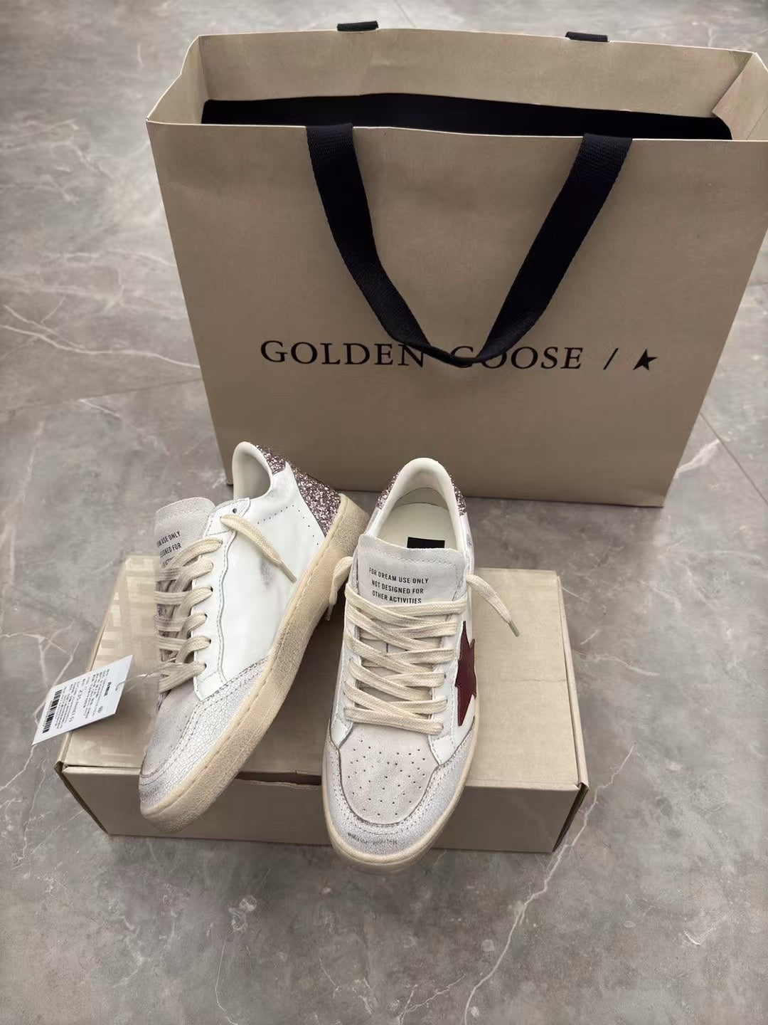 Golden Goose Vintage Distressed Sneakers #299