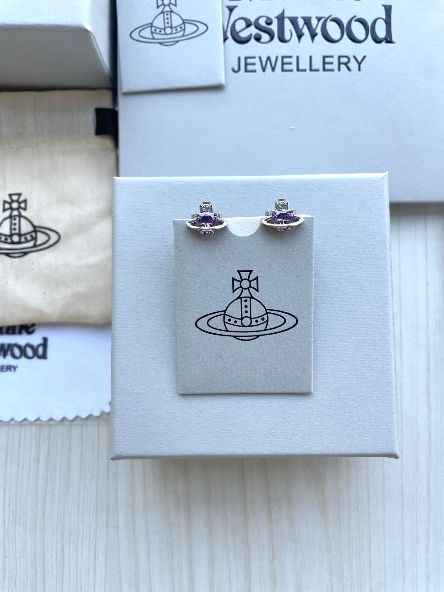 Rhinestone Stud Earrings