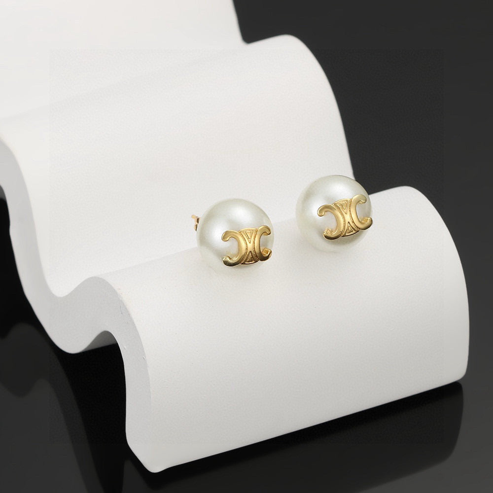 CELINE Pearl Earrings