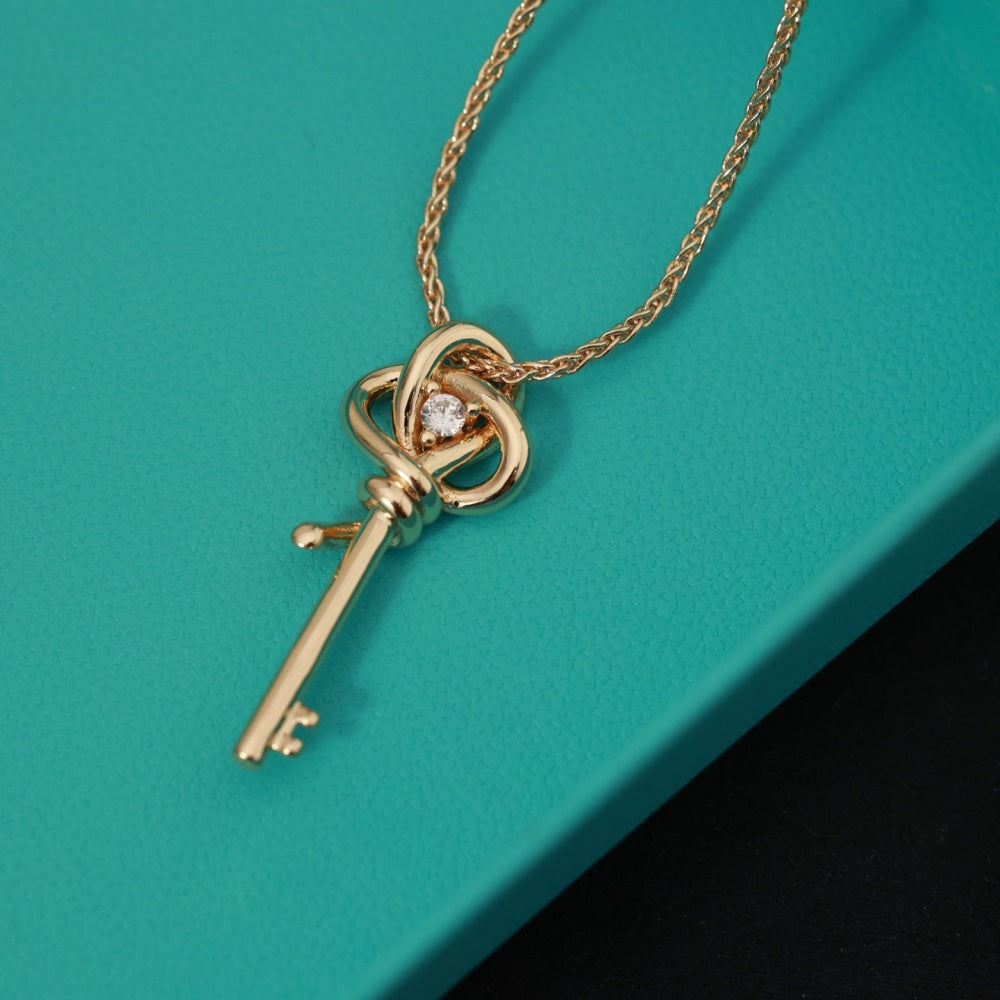 Tiffany & Co. Key Motif Necklace
