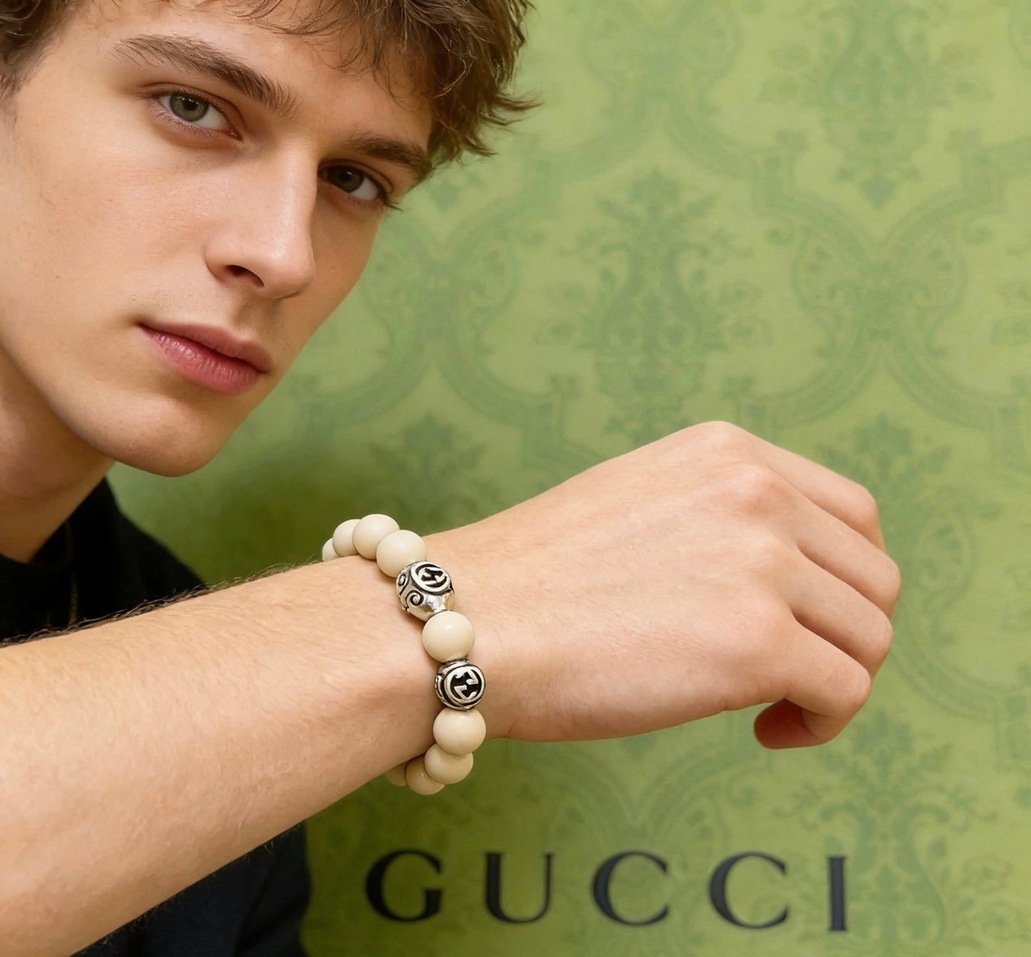Gucci Vintage Double G Bracelet
