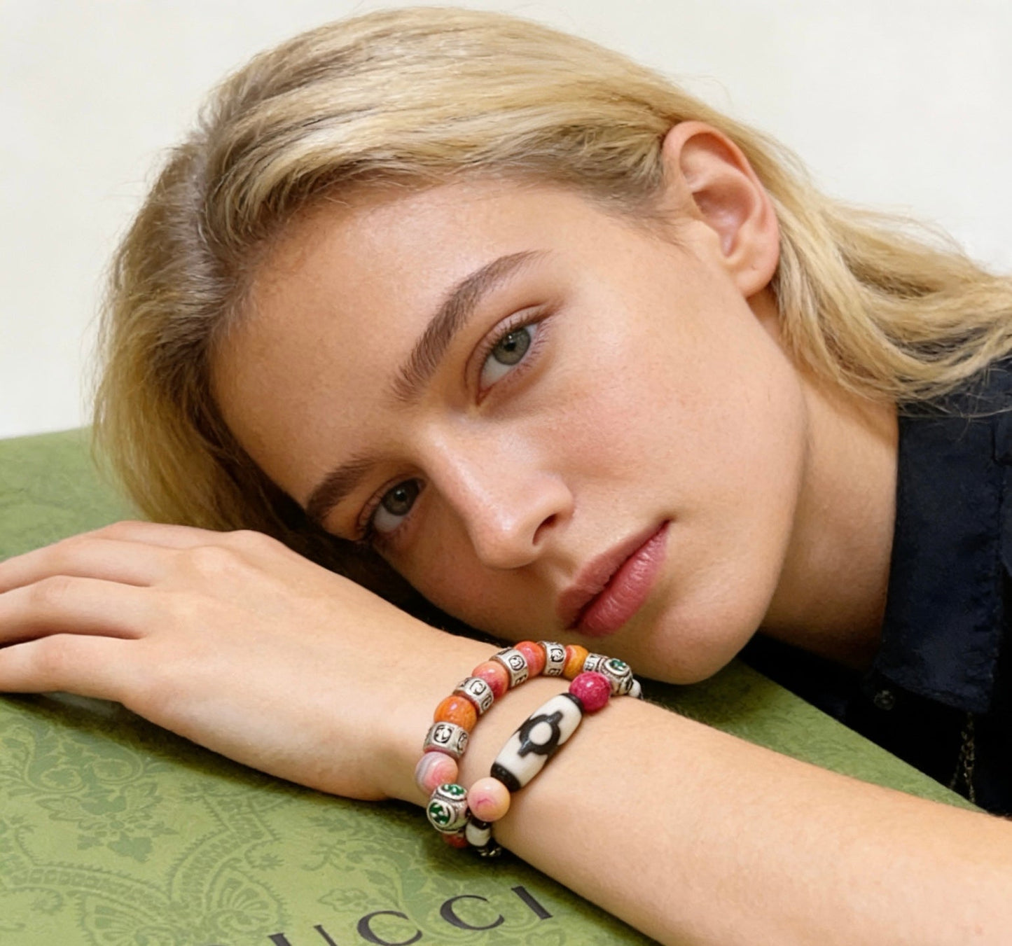 Gucci Vintage Double G Bracelet