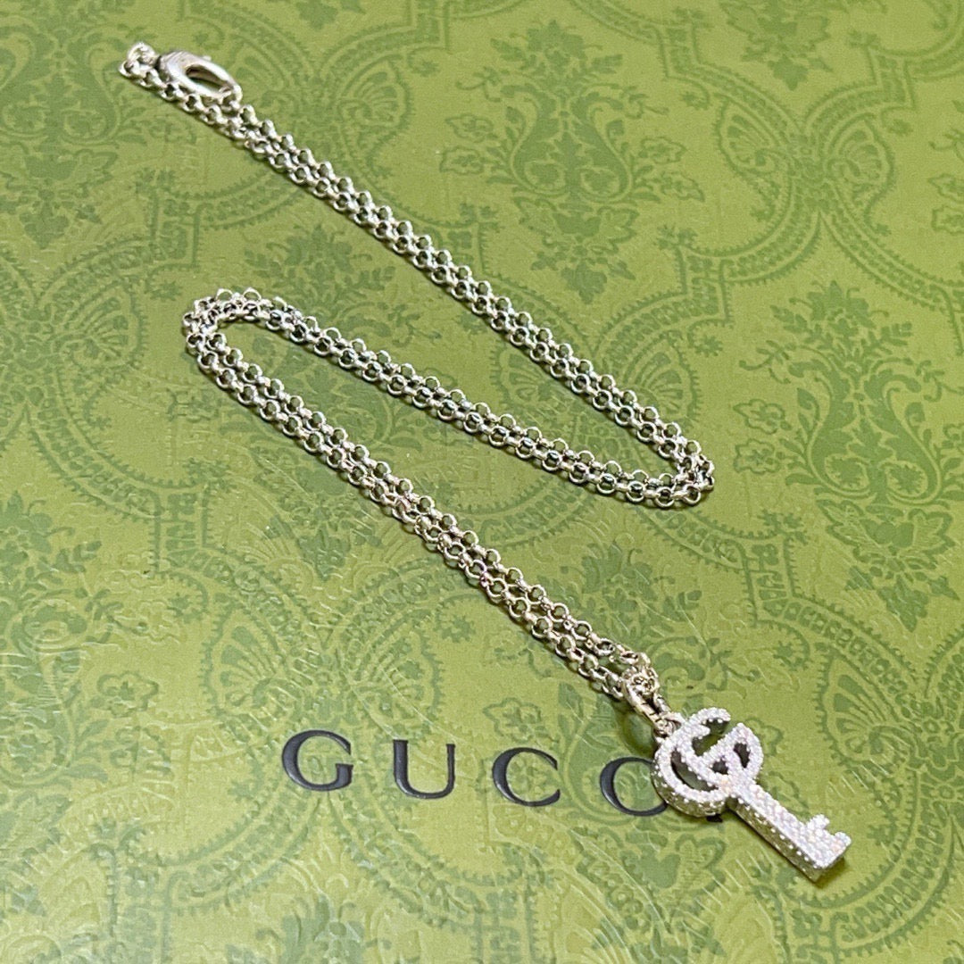 Gucci Vintage Double G Necklace