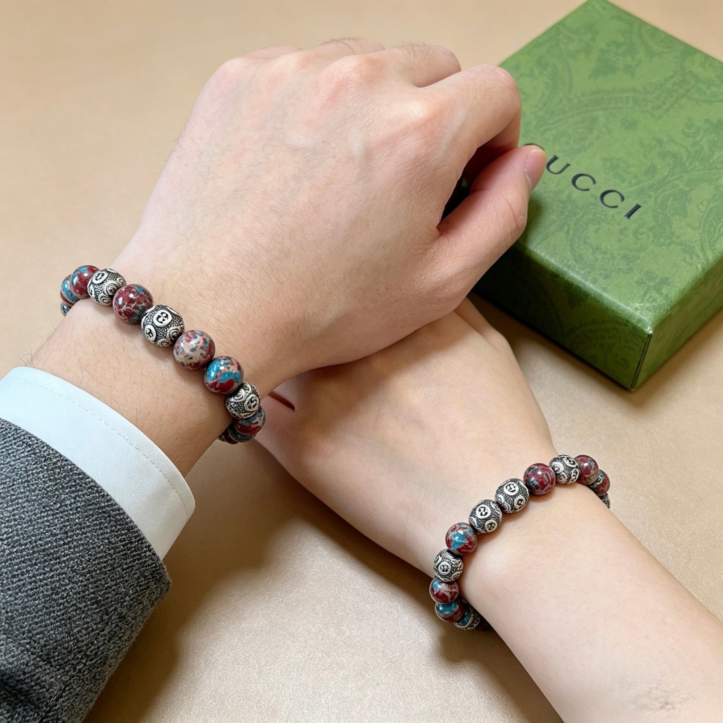 Gucci Vintage Double G Bracelet