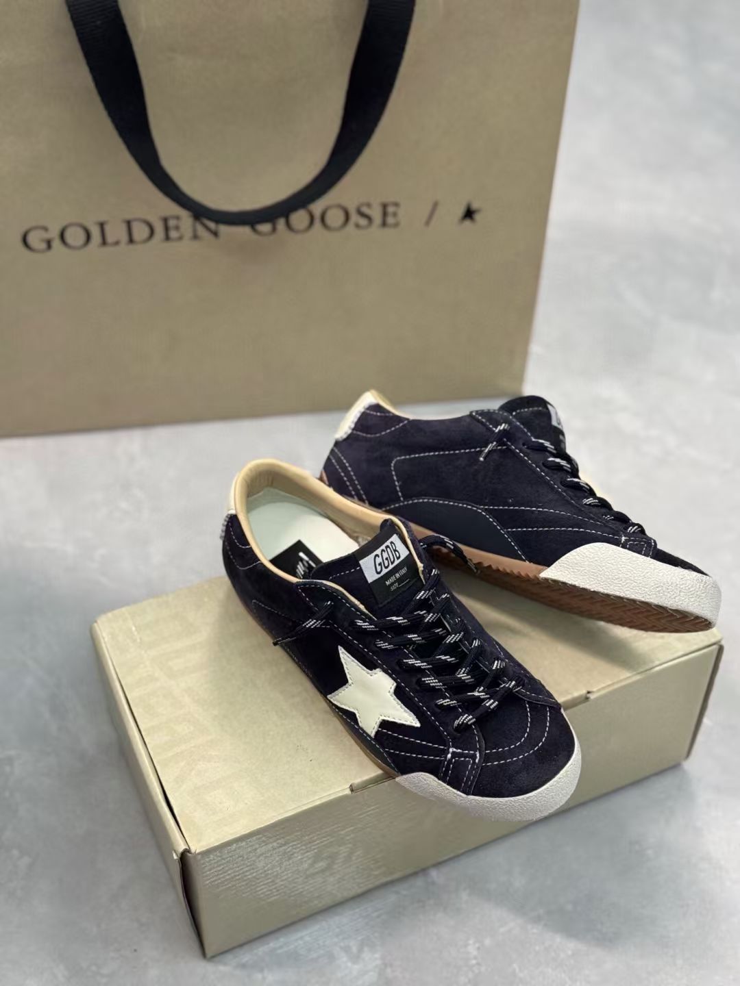 Golden Goose Vintage Distressed Sneakers #059