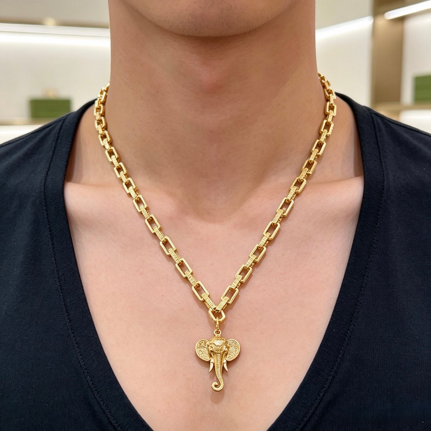 Gucci Vintage Double G Necklace