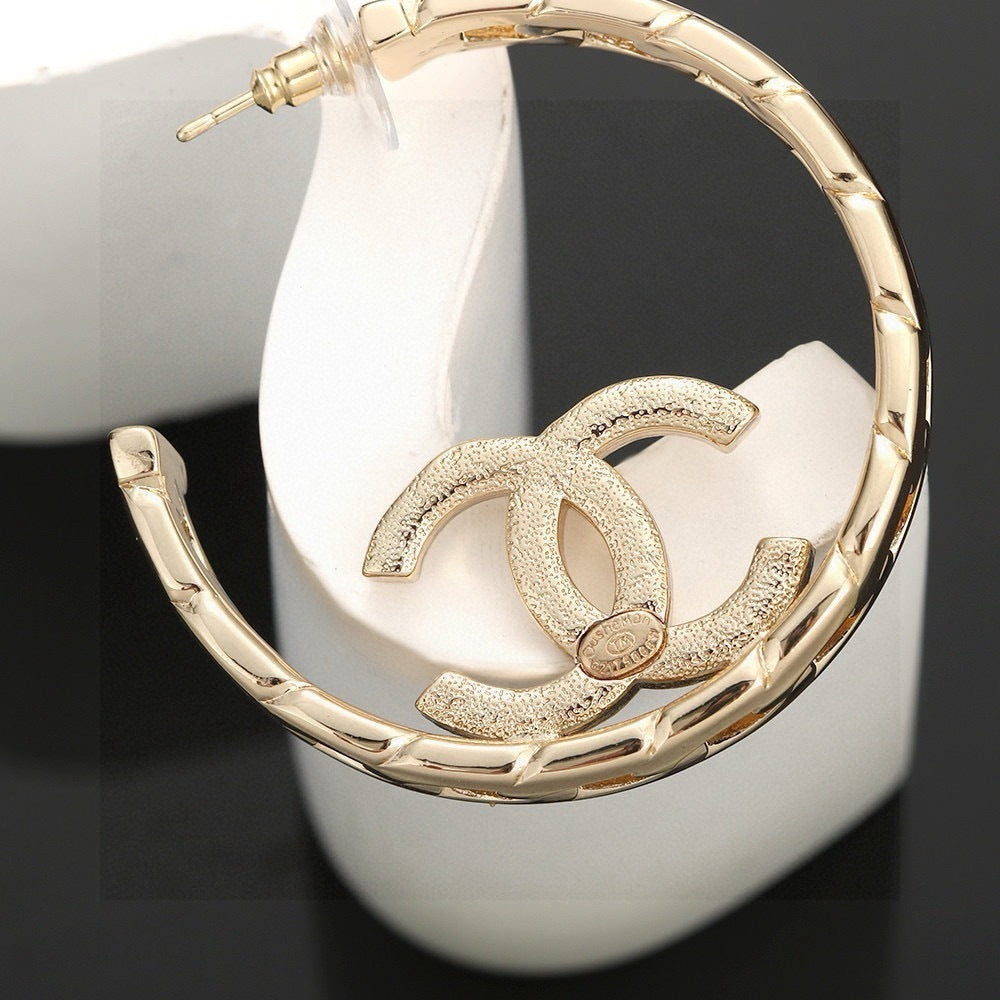 Chanel Brass Earrings