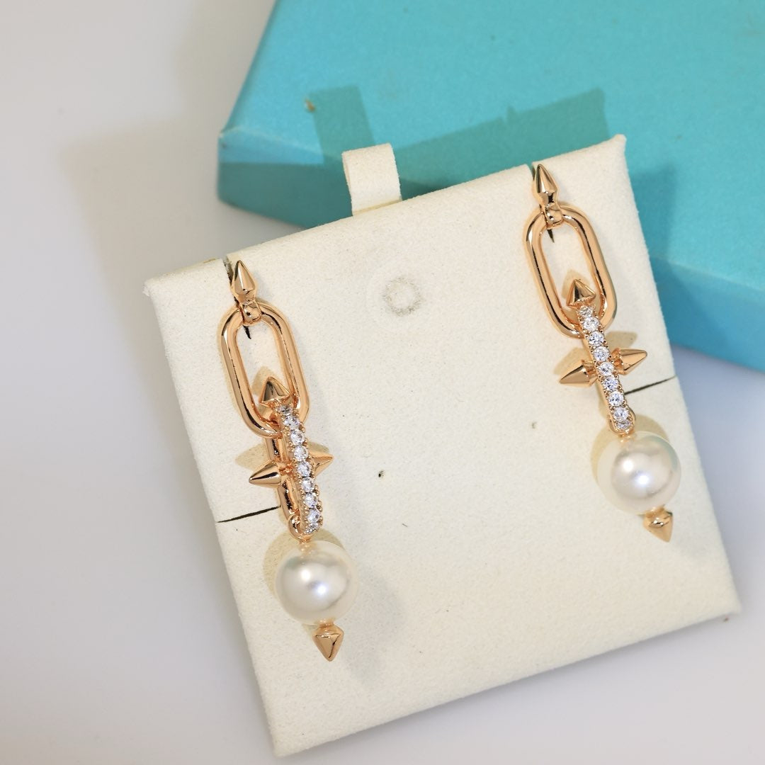 Tiffany & Co. Trident stud earrings