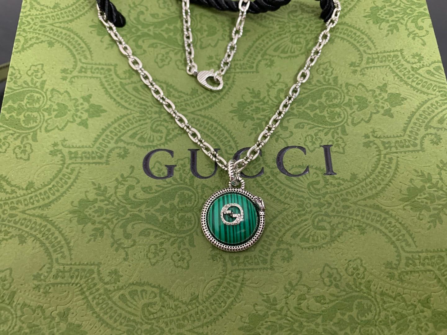 Gucci Vintage Double G Necklace