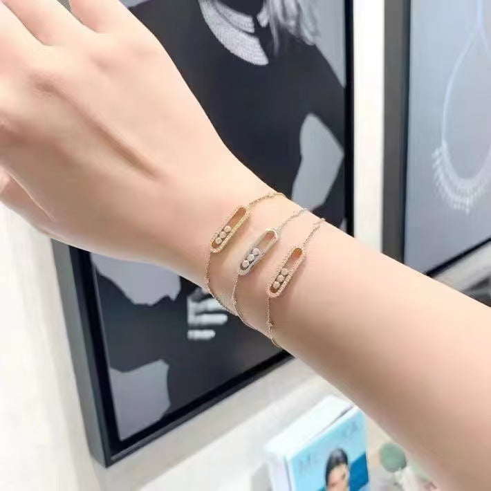 Simple Rhinestone Bracelet