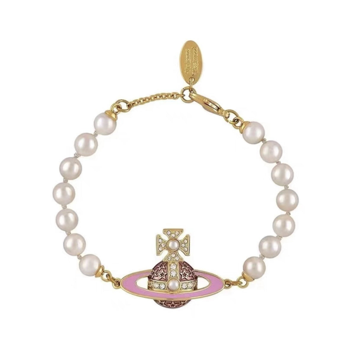 Pearl Saturn Bracelet