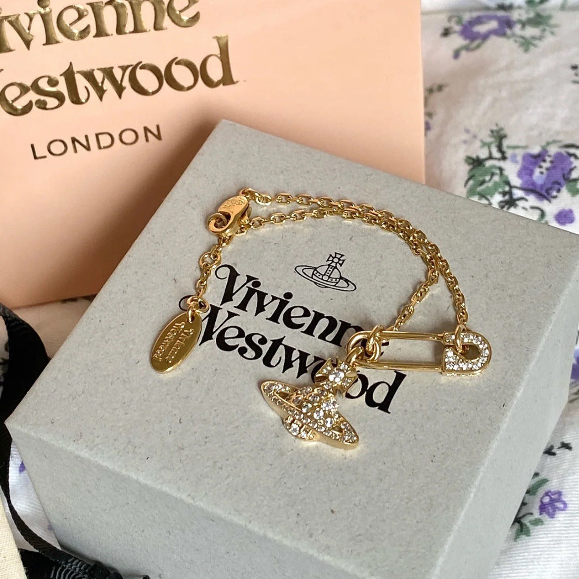 Saturn Pin Bracelet