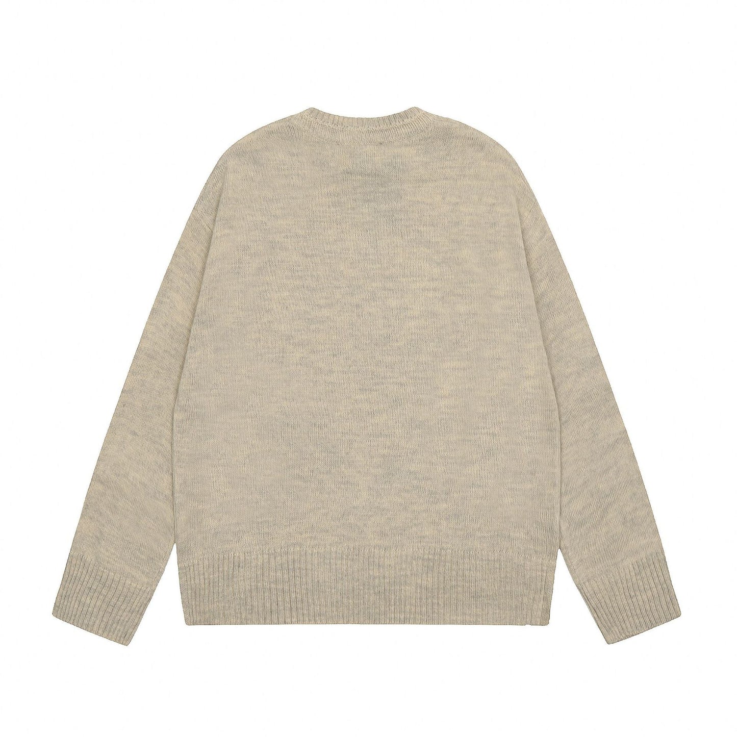 Solid-Color Cotton-Wool Sweate