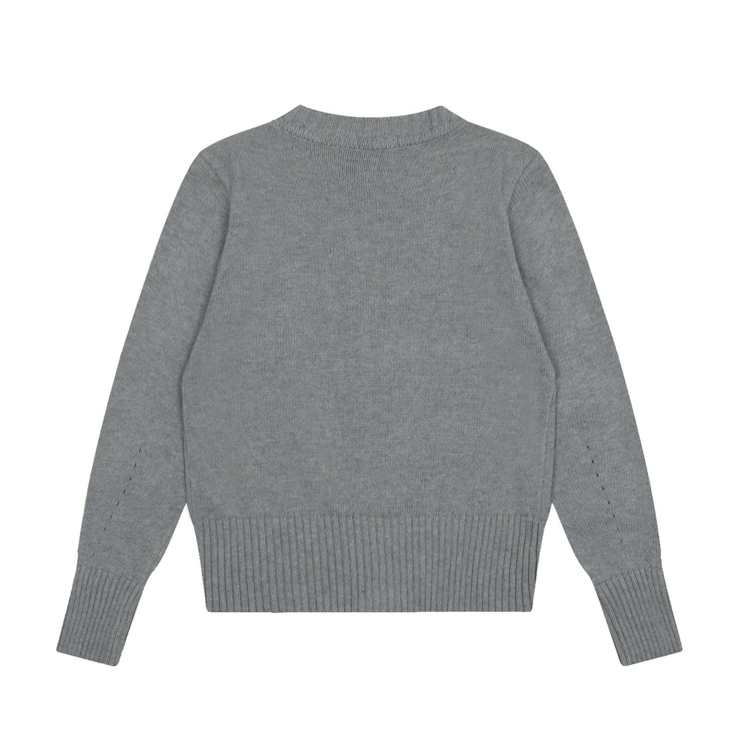 Solid-Color Cotton-Wool Cardigan