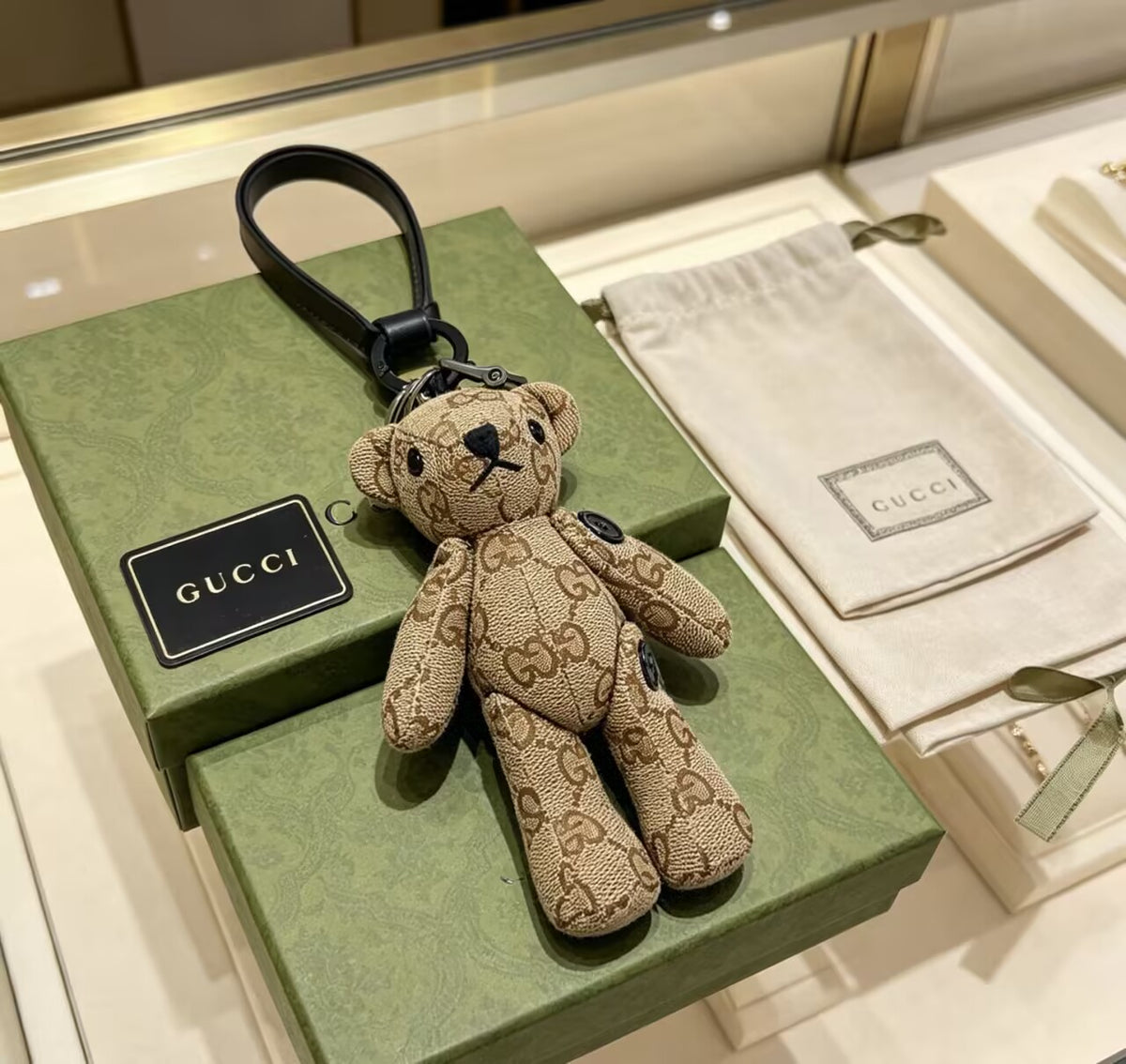 Gucci Little Bear Keychain & Bag Charm | Double G