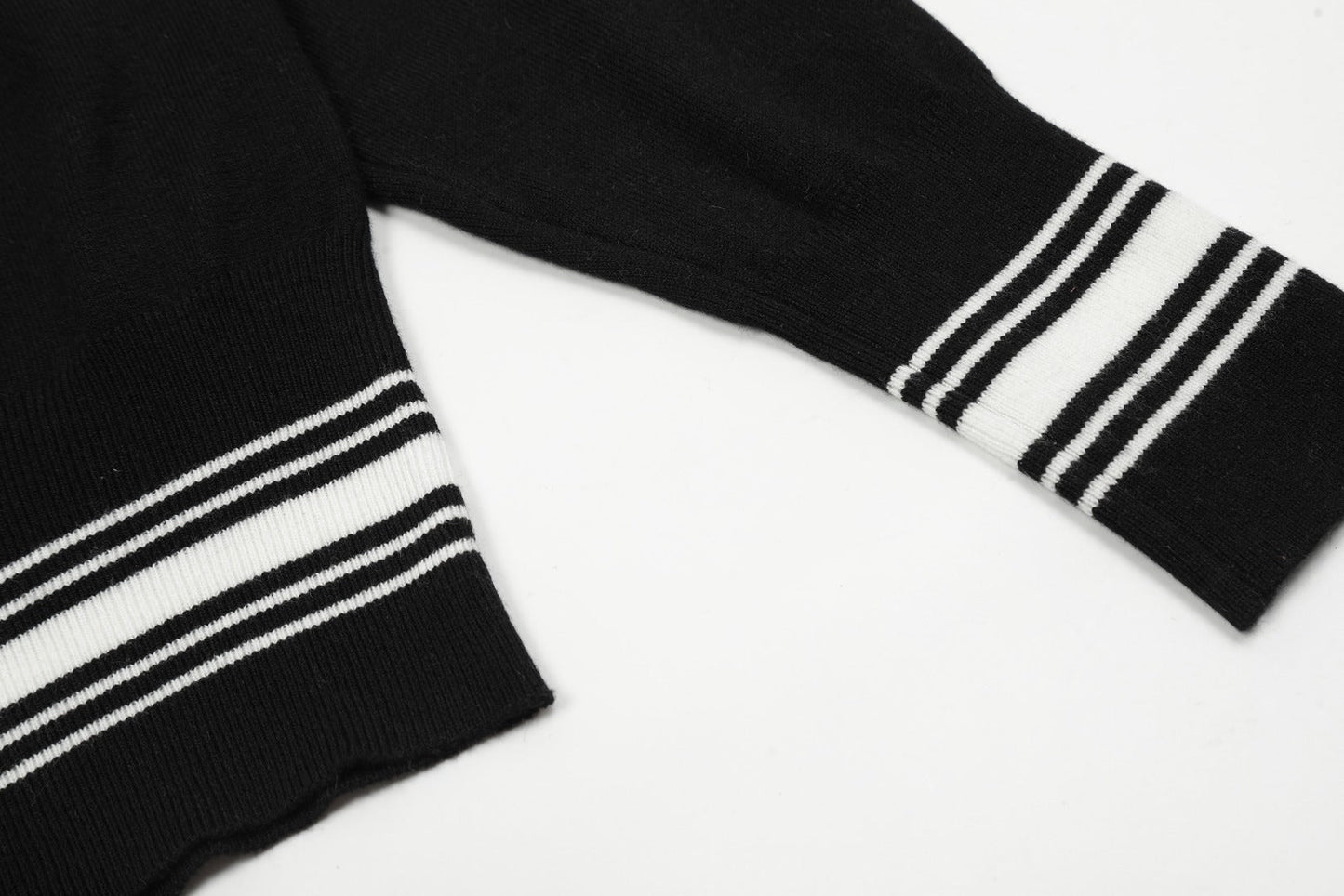 Color-block Cotton-Wool Cardigan