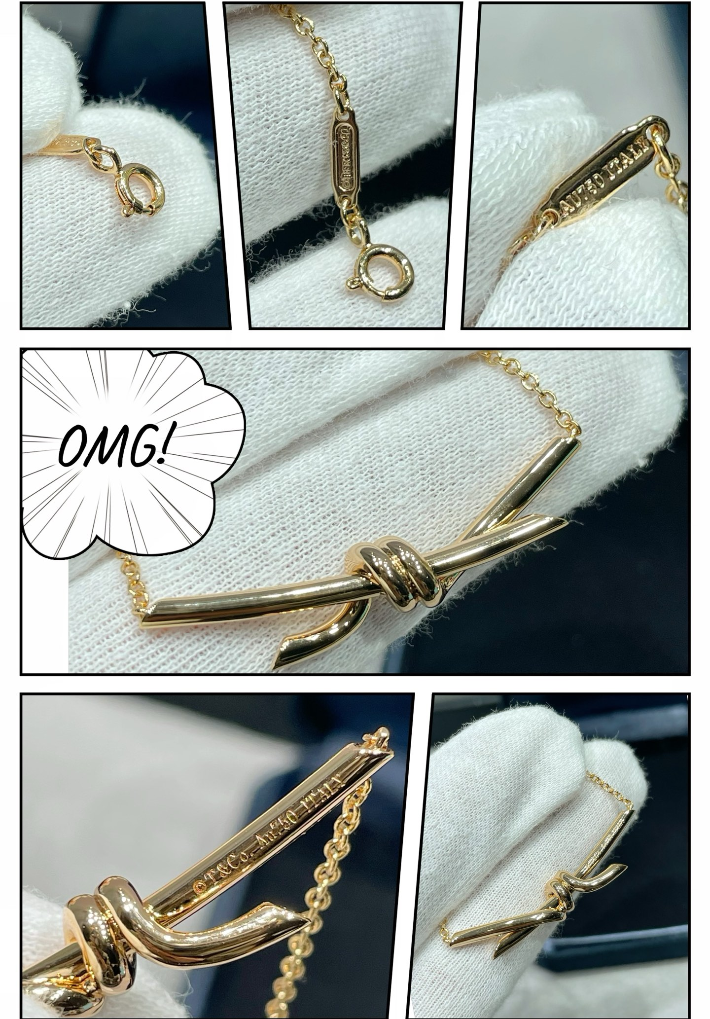 Tiffany & Co. T-bar necklace