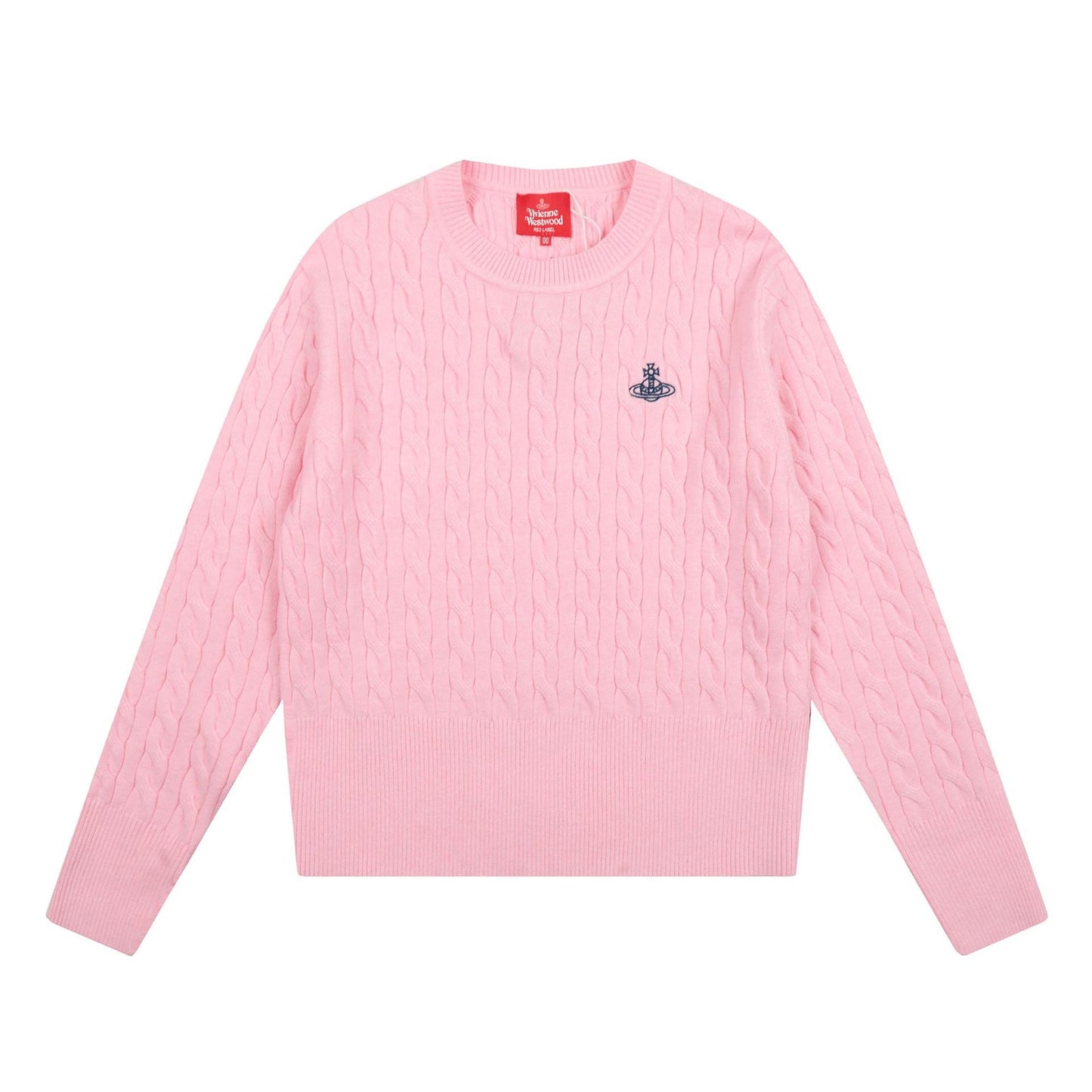 Solid-Color Cotton-Wool Sweater