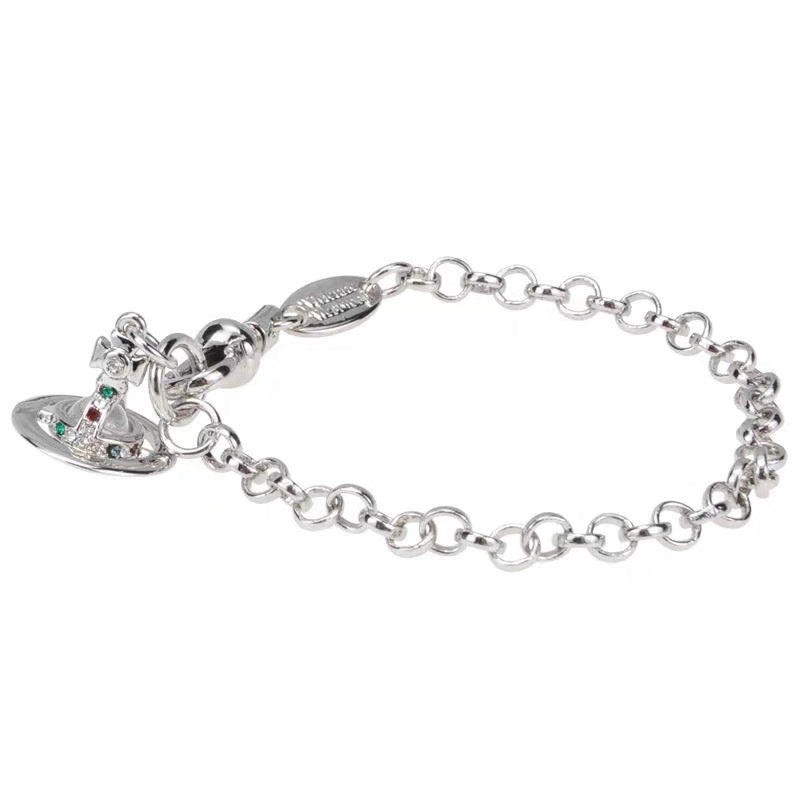 Crystal Saturn Bracelet