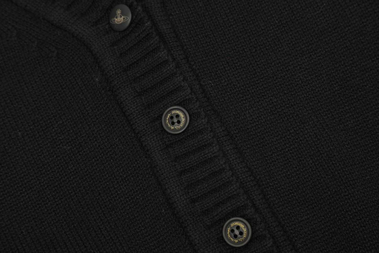 Solid-Color Cotton-Wool Cardigan