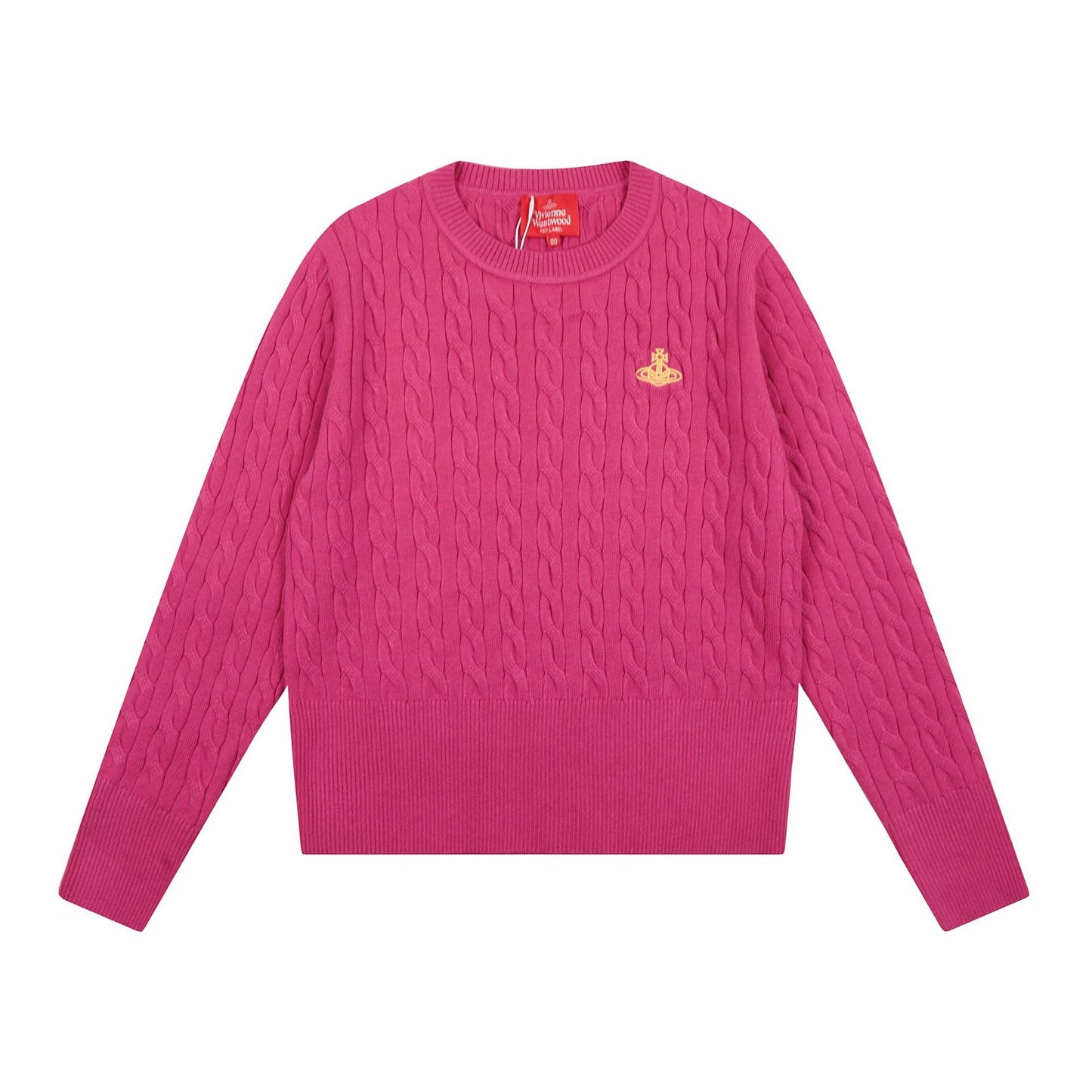 Solid-Color Cotton-Wool Sweater