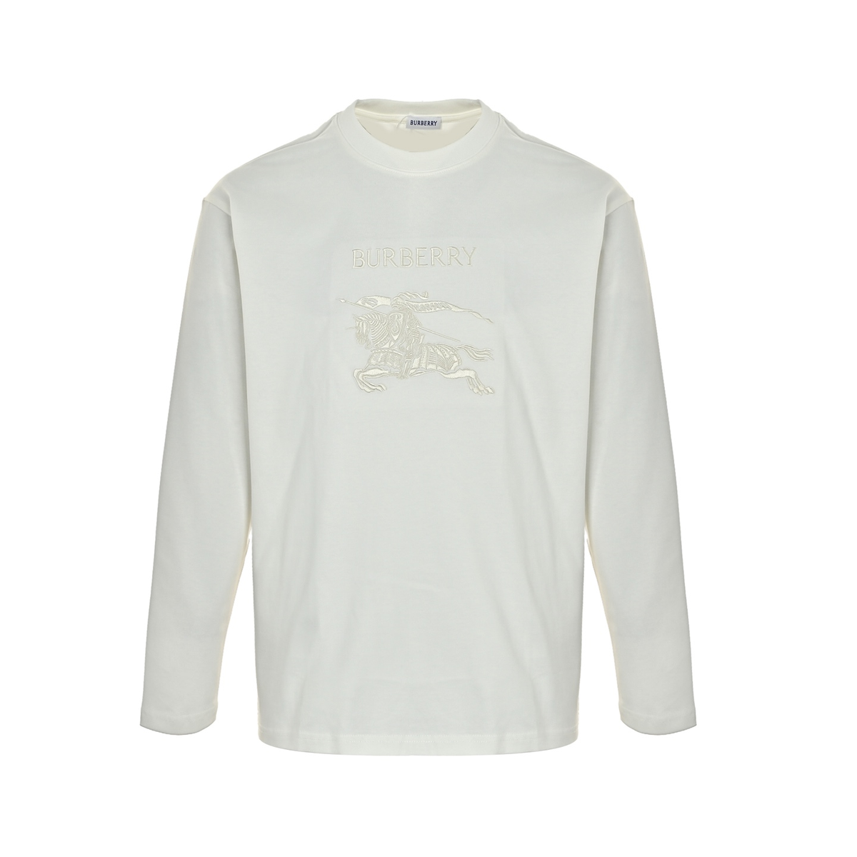 Burberry Embroidered Long-Sleeve Top